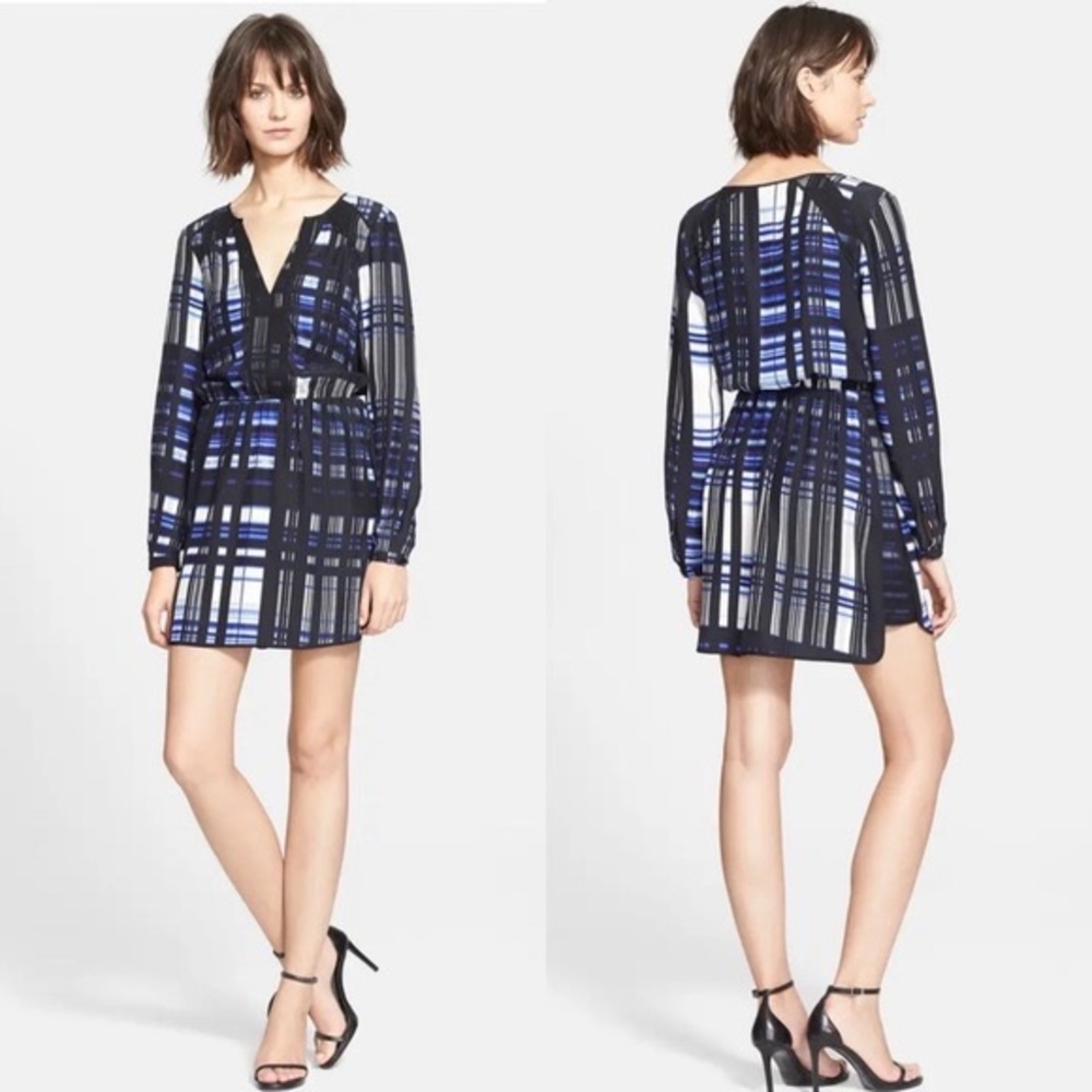 Parker Women's Rava Plaid Silk Dress
